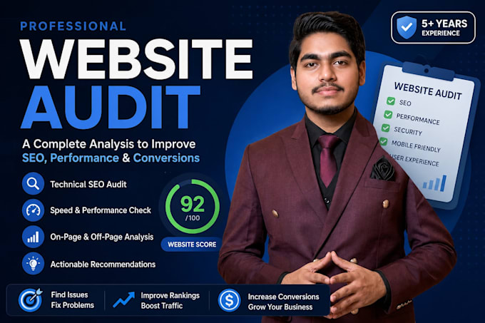 do a complete website audit and SEO report