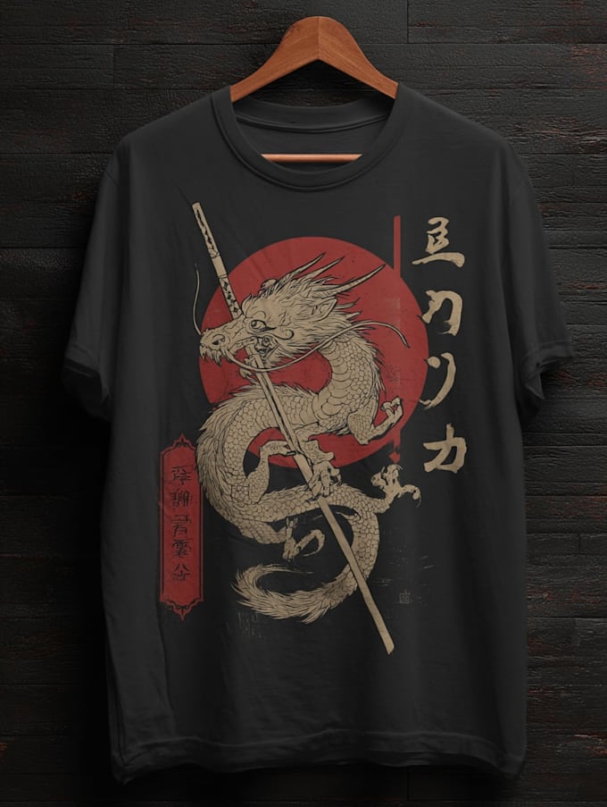 japanese t shirt illustration