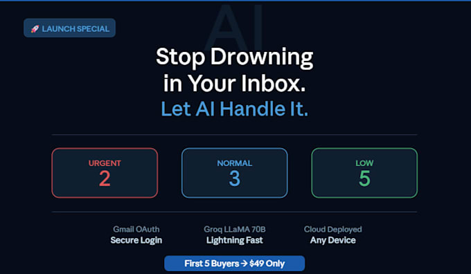 build your ai email copilot for only 49 dollars first 5 only
