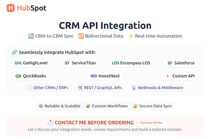 do hubspot API integration