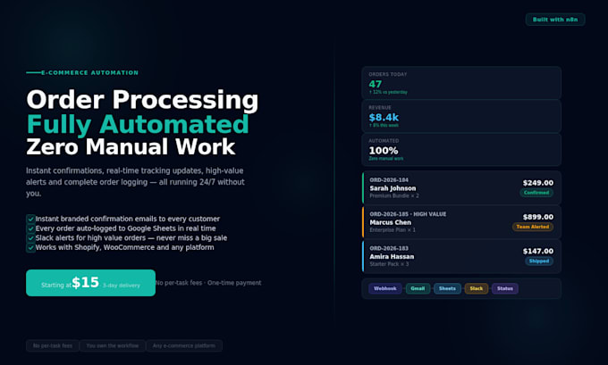 automate shopify order tracking and customer updates