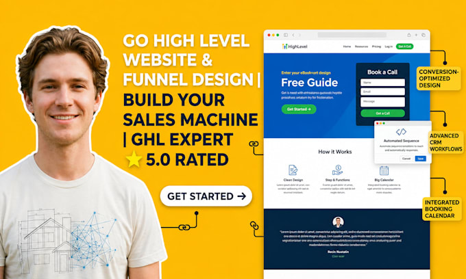 build gohighlevel website design go high level funnel builder gohighlevel