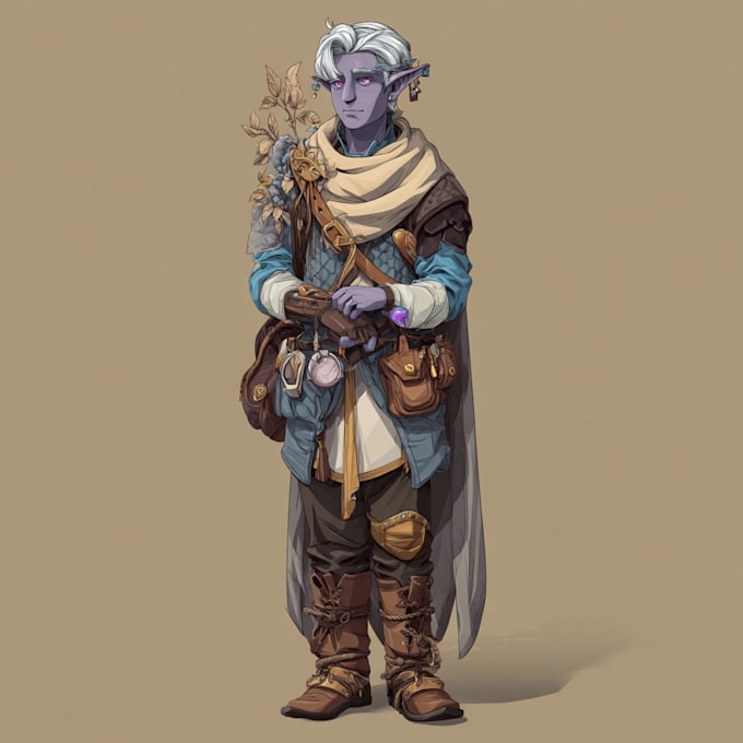 draw dnd character art and dnd character art