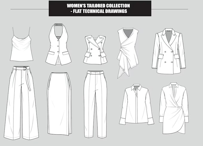 Design your fashion collection and fashion illustrations for your brand ...