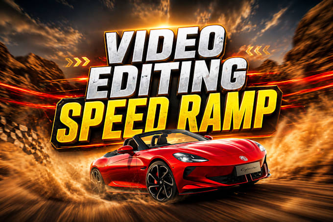 do professional speed ramp video editing and slow motion