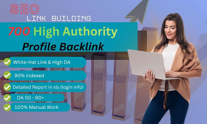 provide 700 high authority seo profile backlinks