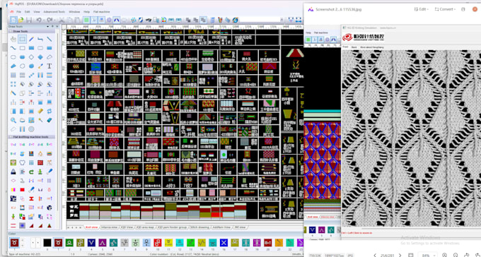 all knitting jacquard program