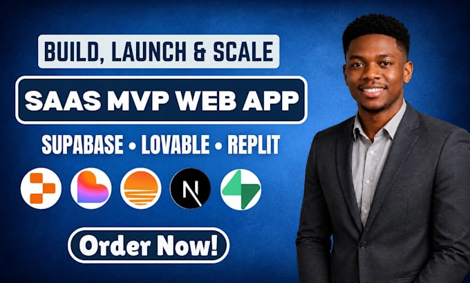 Build saas mvp web app using lovable, base44, replit and supabase full ...
