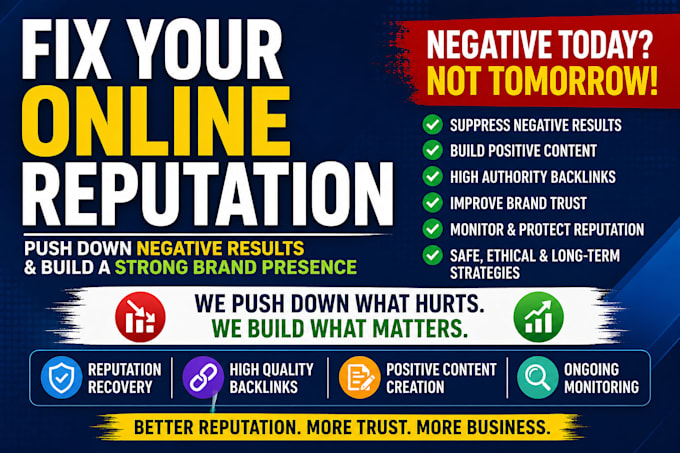 improve your online reputation and remove negative results