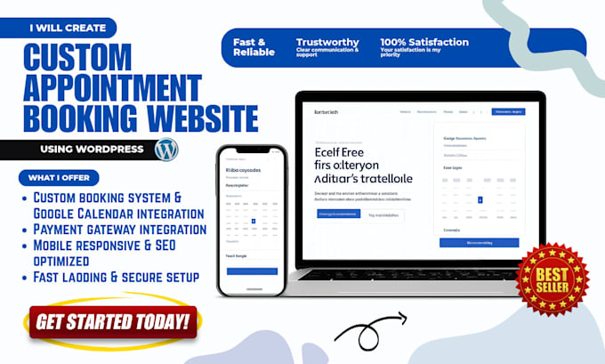 create custom appointment booking website using wordpress