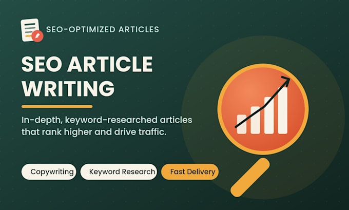write SEO optimized articles and blog posts that rank