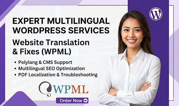 wpml wordpress website translation, fix issues multilingual SEO polylang cms pdf