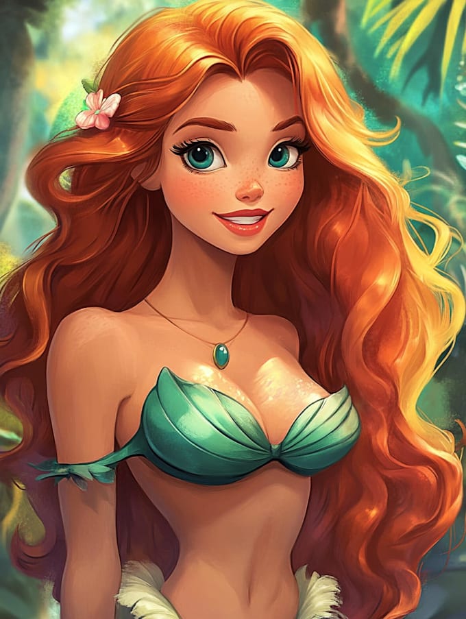 do disney cartoon portrait