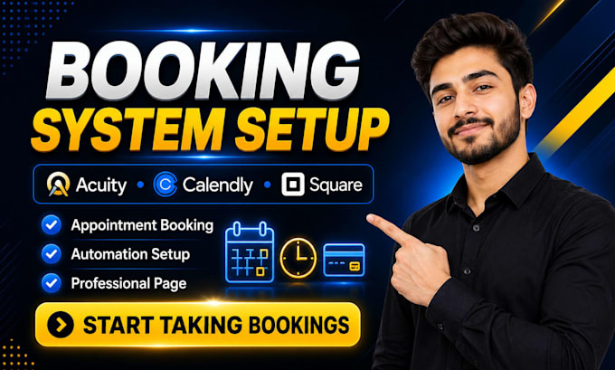 setup acuity scheduling calendly and booking system for your business