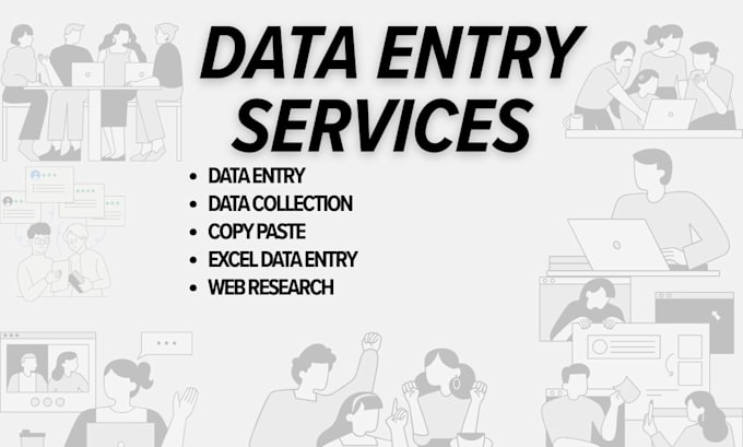 do expert data entry, copy paste, and web research