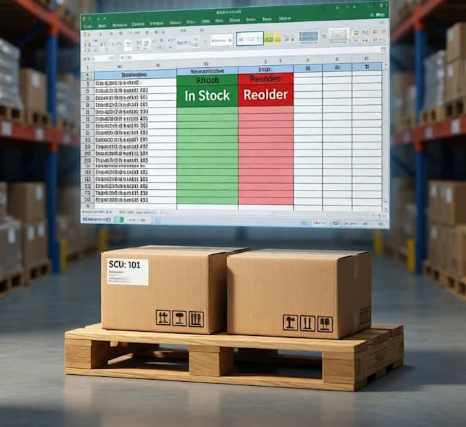 create automated inventory management system in excel