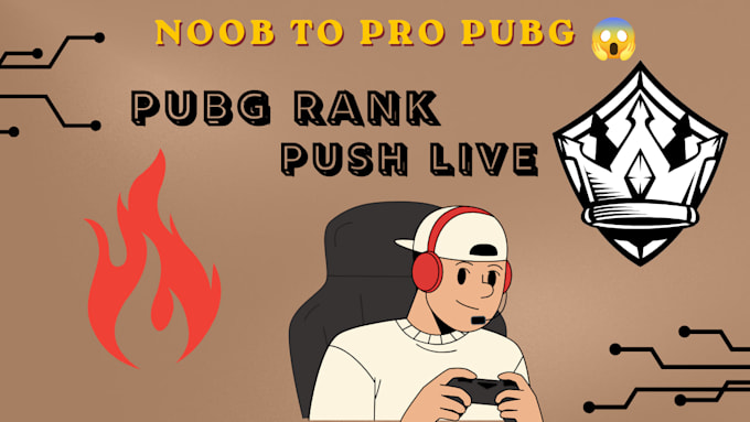 design eye catching pubg gaming youtube thumbnails