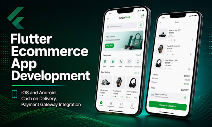 build a flutter ecommerce mobile app