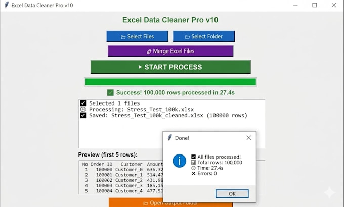do big data cleaning and processing using python script