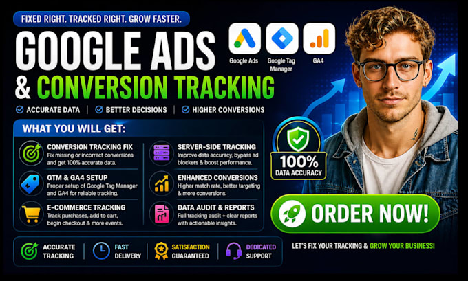 fix google ads conversion tracking and GTM setup for ecommerce