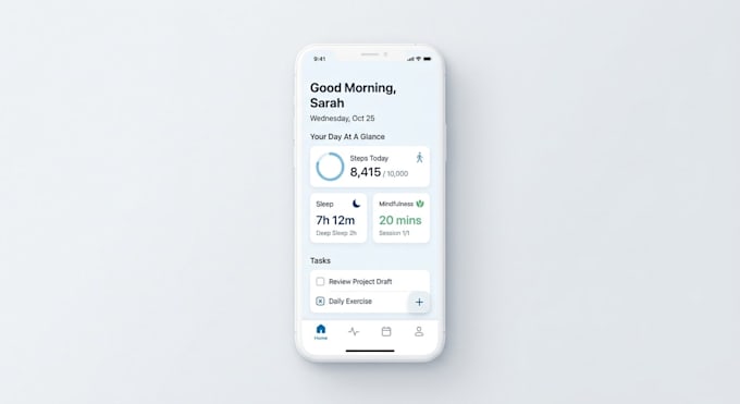 create user friendly minimal UI UX