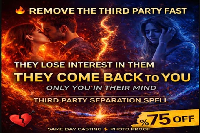 cast break them up end relationship get ex back remove third party spell