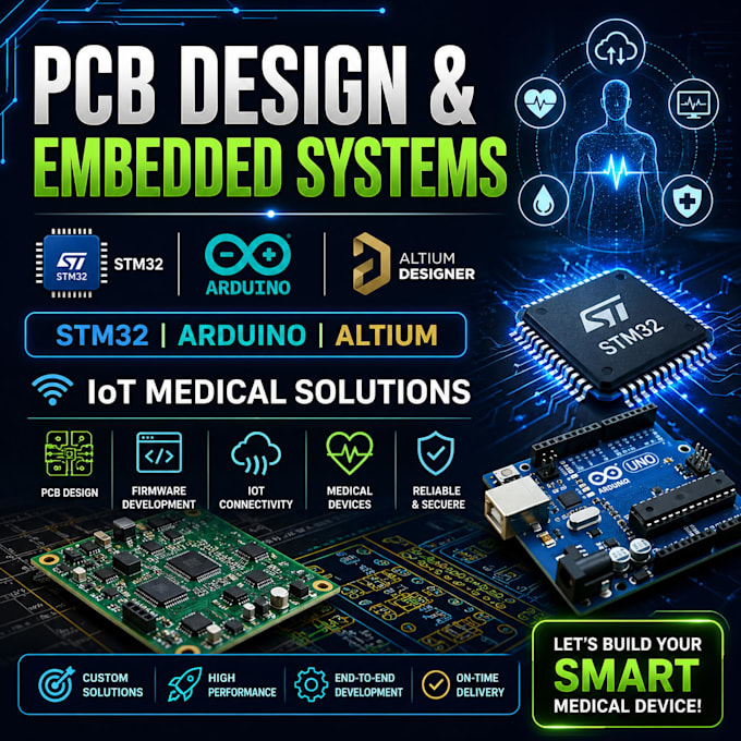 develop iot medical systems with stm32, arduino, and altium designer
