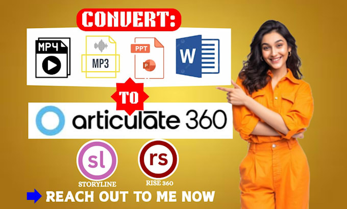 build articulate slide presentation, corporate elearning training video