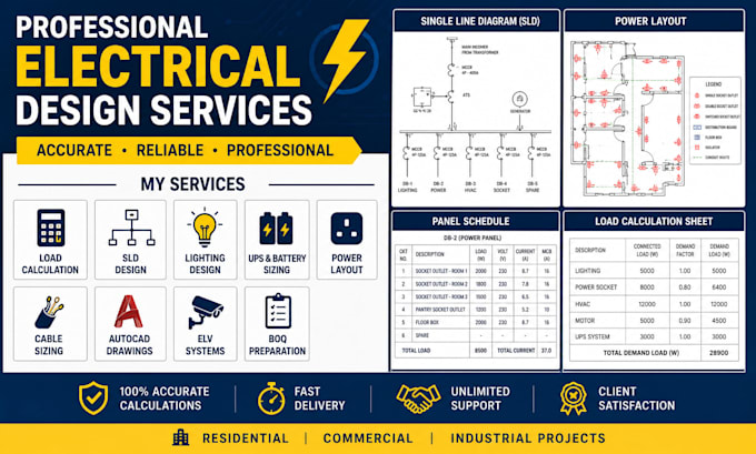 do electrical design for residential and commercial projects