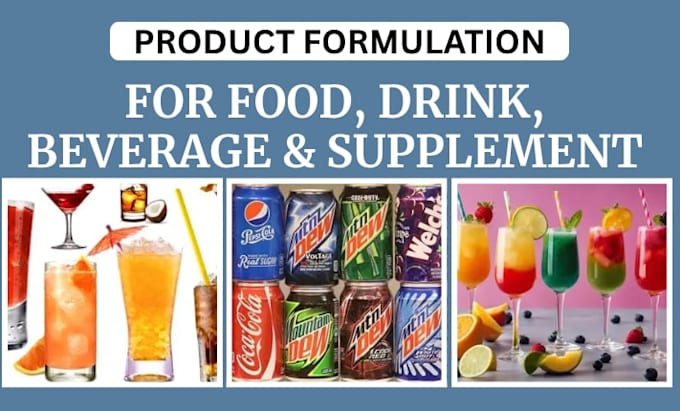 formulate food formulation, energy drink, beverages formulation sodas, and tea