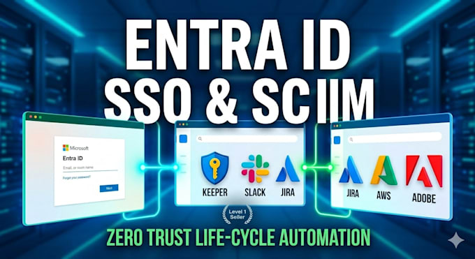 setup entra id sso and scim provisioning for your saas applications