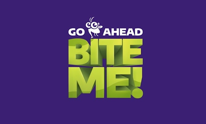 design outstanding text bug bite cream logo