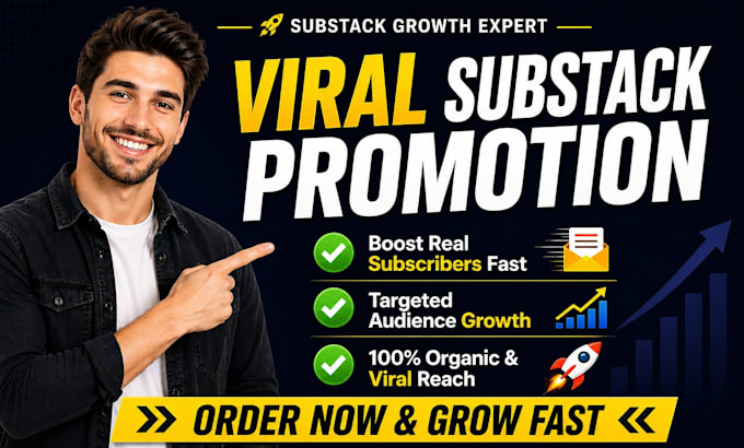 virally promote your substack page, substack newletter, boost subscribers growth