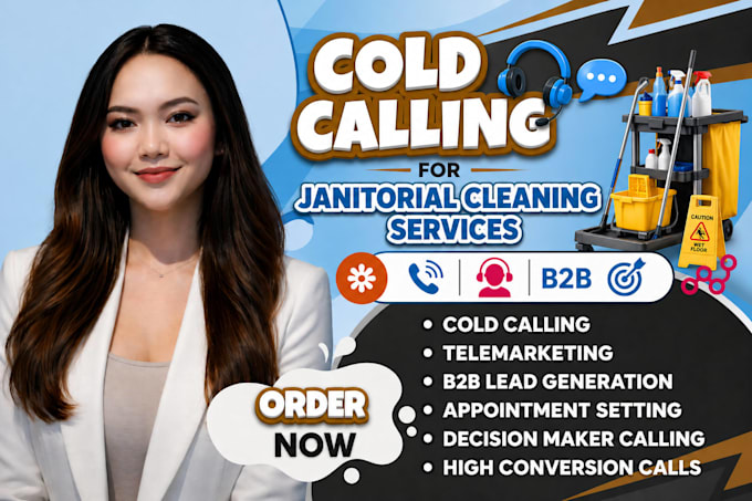 janitorial cold calling, cold calling janitorial cleaning services, cold caller