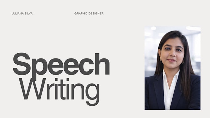 provide amazing speech for event