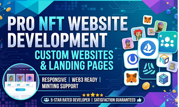 develop nft minting website with smart contract wallet integration