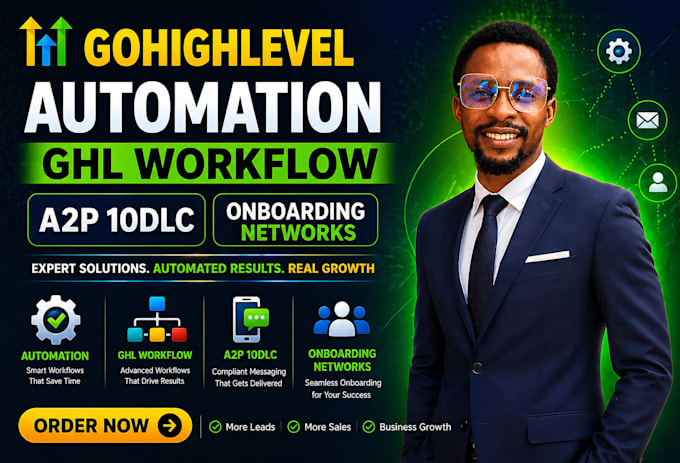 setup gohighlevel automation, ghl workflow, a2p 10dlc, go high level expert