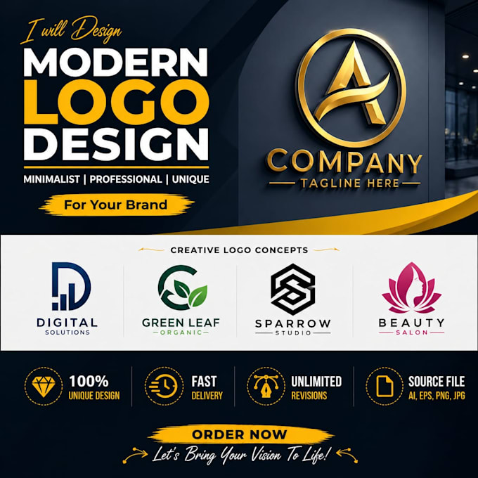 design modern minimalist makeup and beauty business logo