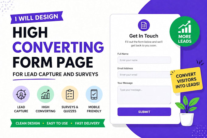 create high converting lead capture forms google forms, jotform, typeform