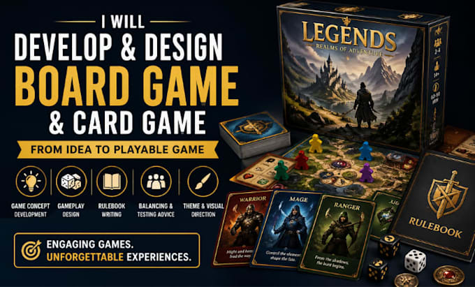 develop board game design card game development board game design