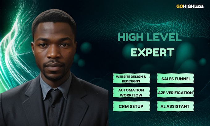 build gohighlevel website landing page workflow automation go high level expert