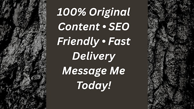write SEO blogposts or articles for your website or business