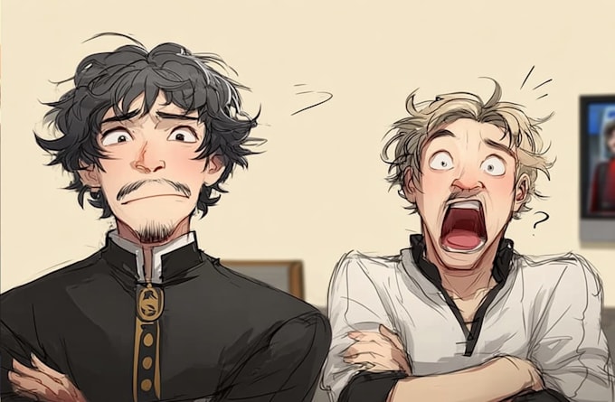 draw funny meme of your character