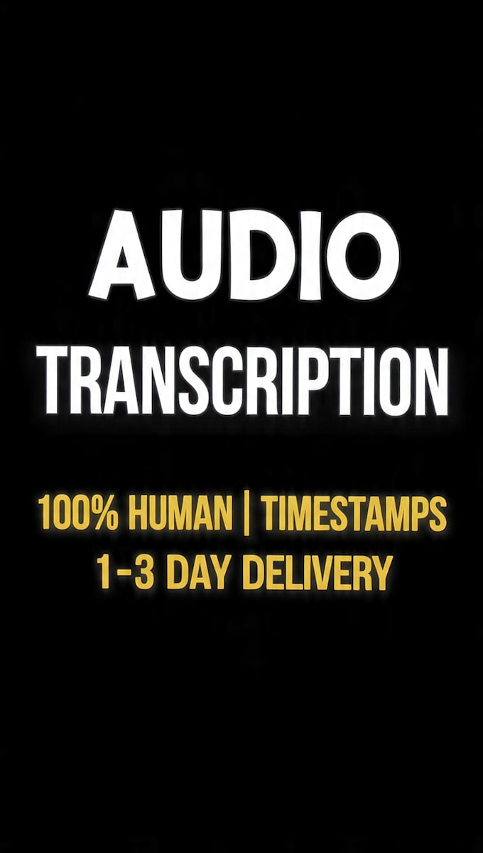 transcribe english audio or video to text accurately
