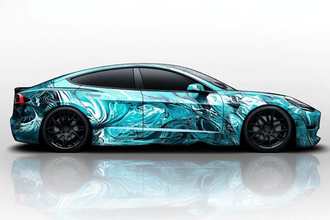 design professional car wrap, van wrap any vehicle wrap