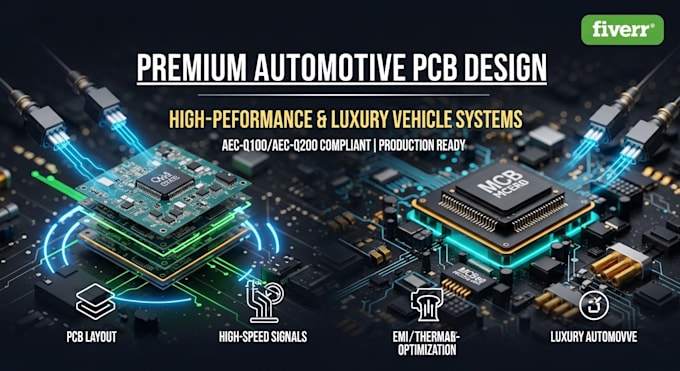Design premium automotive pcb for high performance and luxury vehicle ...