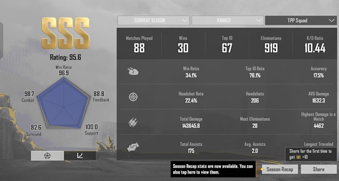 rank push your pubgm id