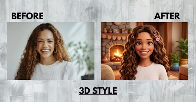 create custom pixar style or historical portraits