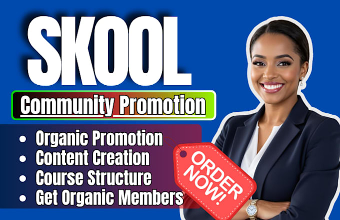 online skool course promotion, increase skool members organically, skool setup