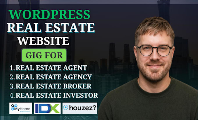 create wordpress real estate website with idx mls multilingual site